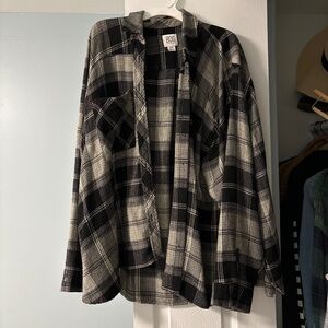 Flannel overshirt
